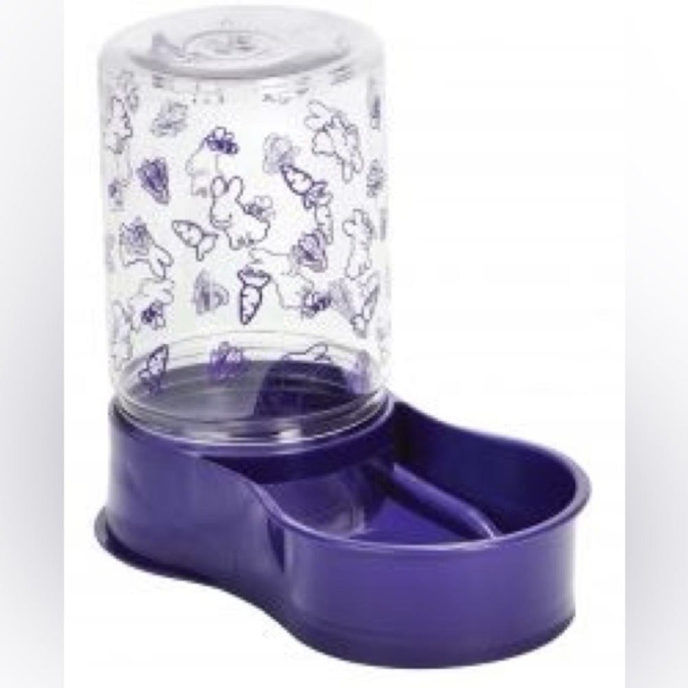LIXIT Purple Rabbit Feeder / Waterer